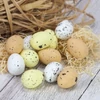 Kép 6/6 - Festett polisztirol tojás természetes színek 3x4cm 12db/cs