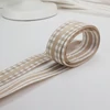 Kép 2/3 - Kétoldalas textil szalag 2,5cm*2m bézs