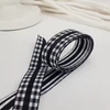Kép 2/3 - Kétoldalas textil szalag 2,5cm*2m fekete