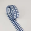Kép 1/3 - Kétoldalas textil szalag 2,5cm*2m acélkék