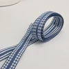 Kép 1/3 - Kétoldalas textil szalag 1,5cm*2m acélkék