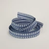 Kép 2/3 - Kétoldalas textil szalag 1,5cm*2m acélkék