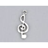 Kép 1/2 - Medál - Violinkulcs ezüst 5db/csomag