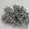 Kép 1/2 - Csillámos eukaliptusz csokor ezüst