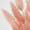 Kép 4/4 - Szárazvirág hatású tollvirág csokor rózsaszín 2db/csomag 300szett/#