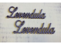Fa - "Levendula" felirat  lila 2db/csomag