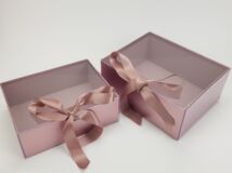 Delux ajándékdoboz - rózsaarany 2db/szett