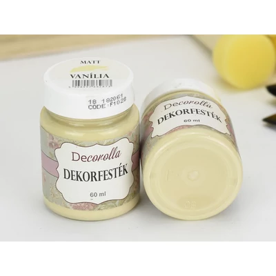 Decorolla matt dekorfesték 60ml  vanília