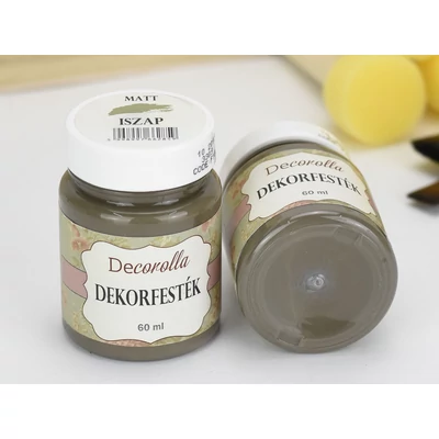 Decorolla matt dekorfesték 60ml  iszap