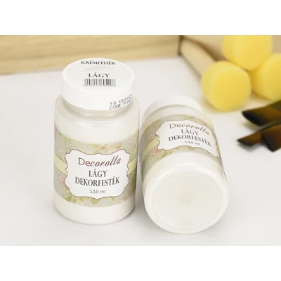 Decorolla lágy dekorfesték 110ml krémfehér