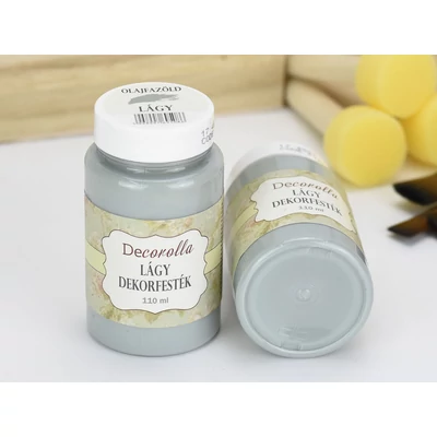 Decorolla lágy dekorfesték 110ml olajfazöld