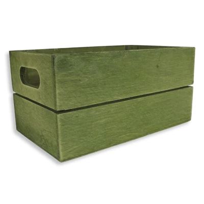 Kis rekesz country-zöld 20x12cm 36/#
