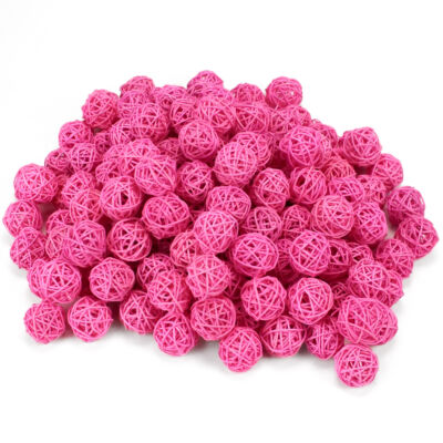 Vessző gömb rózsaszín 3cm 150db/csomag OKOS