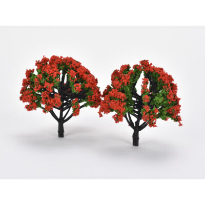 Piros virágfa 8cm 2db/csomag