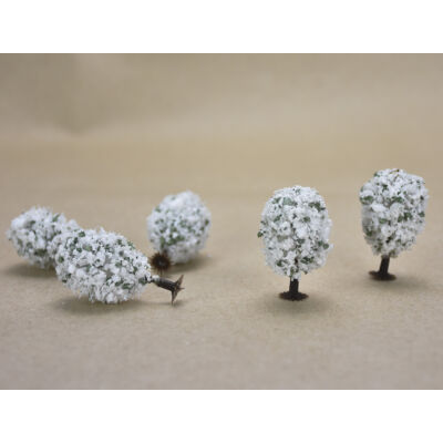 Virágzó fa fehér 4cm 5db/csomag