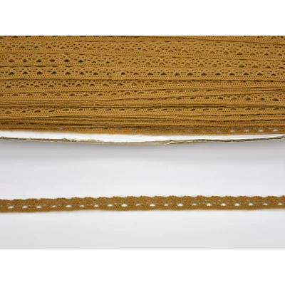 Bronz pamut csipke 1cm x 2méter