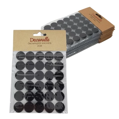 Tépőzár korongok - fekete 30db x 12 csomag - OKOS ÁR