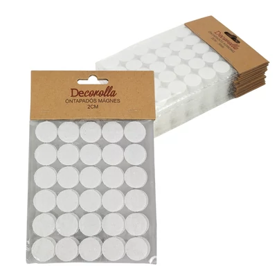 Tépőzár korongok - fehér 30db x 12 csomag - OKOS ÁR