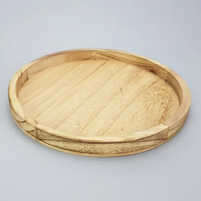 Fa tálca barna 26cm