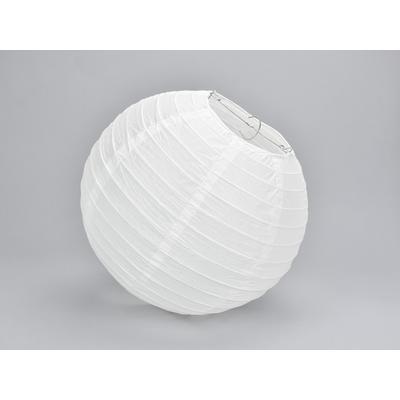 Papír lampion fehér 25cm
