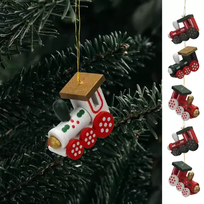 Karácsonyi fa mozdonyok 6db/dob