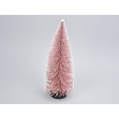 Dekor fenyő pink havas 25cm