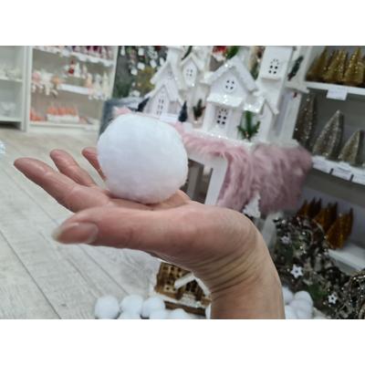 Hógolyó zsenília 6-7cm 20db/csomag