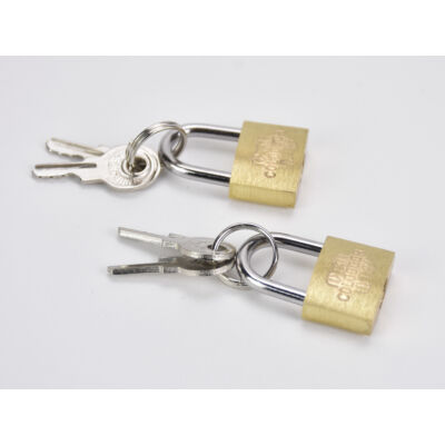 Mini lakat kulccsal 2szett/csomag