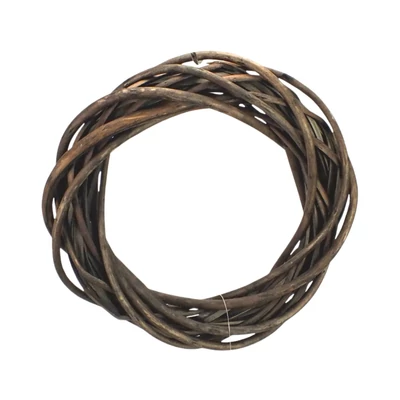 Vessző koszorú barna 20cm 60/#