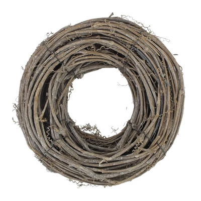 Koszorú 25cm fehér antik 24/#