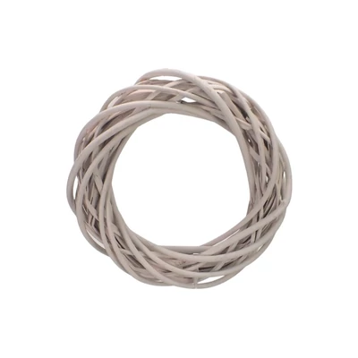 Vessző koszorú pasztell rózsa 20cm (60/#)