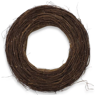 Fészek koszorú barna 35cm