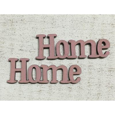 Fa "Home" felirat antikrózsa 2db/csomag 