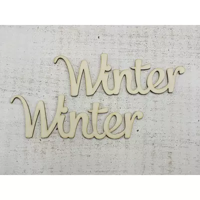 "Winter" felirat 2db/csomag