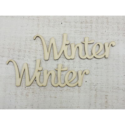 "Winter" felirat 2db/csomag
