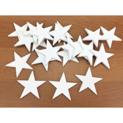 Csillag fehér 4,5cm 20db/csomag