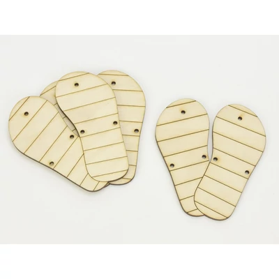 Natúr fa - Strandpapucs kicsi 7,5x8,2cm 3pár/cs
