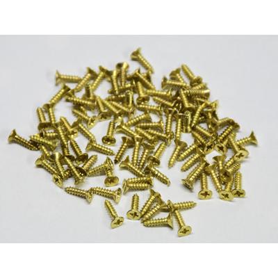 Csavar 2*8mm arany 100db/csomag