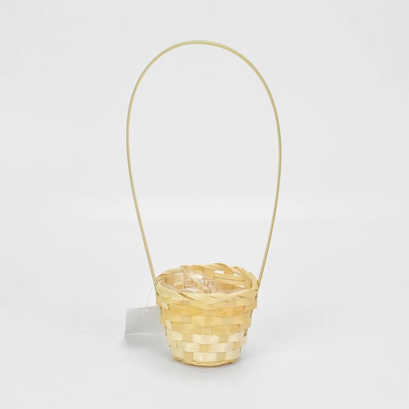 Bambusz füles kaspó natúr 9cm  (540/#) Bambusz füles kaspó natúr 9cm  (540/#)