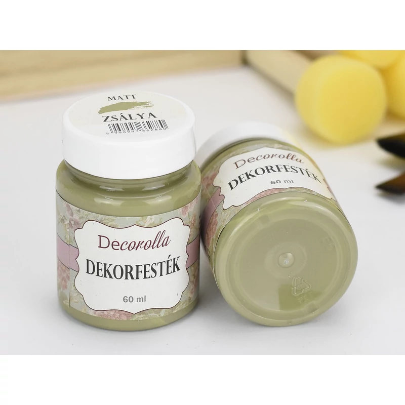 Decorolla matt dekorfesték 60ml  zsálya