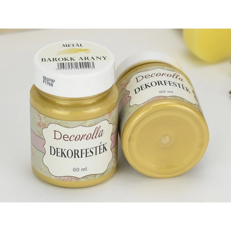 Decorolla metál dekorfesték 60ml barokkarany