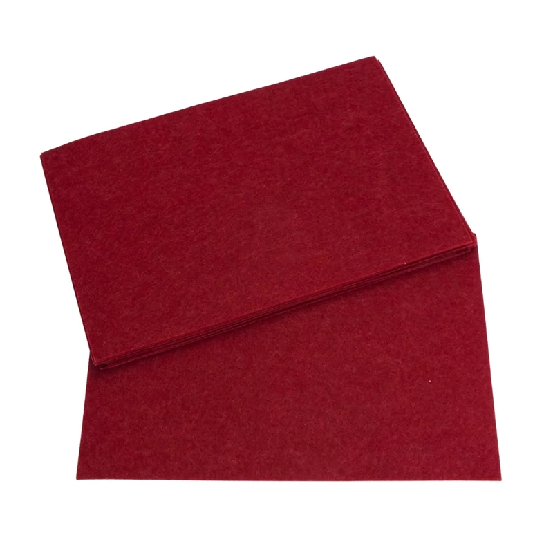 Filc lapok fehér 25x25cm 10db/csom