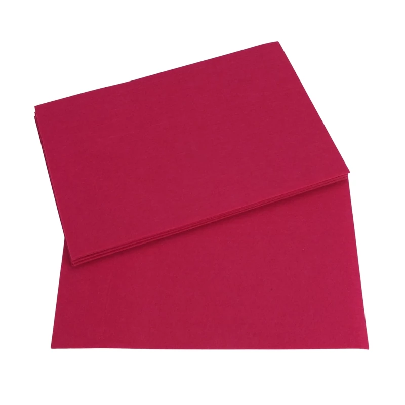 Filc lapok fehér 25x25cm 10db/csom