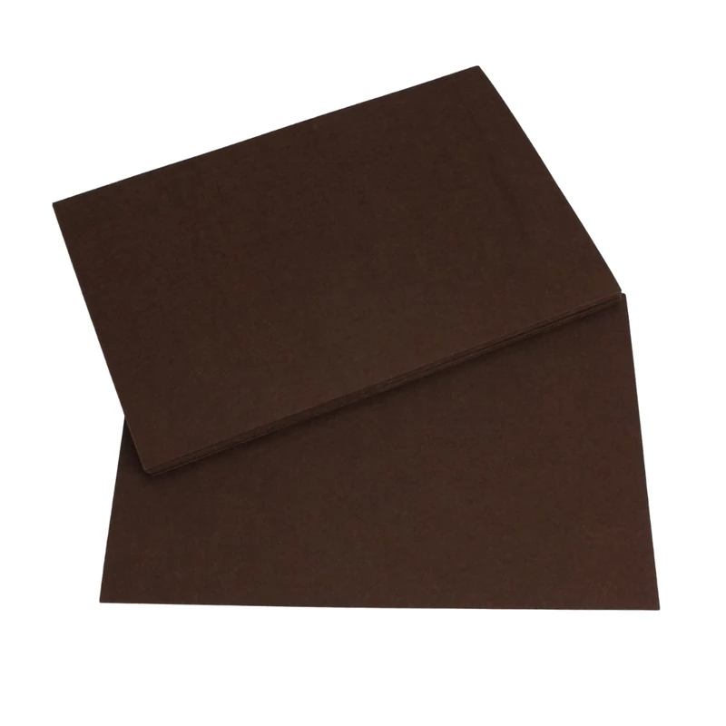 Barkácsfilc, filc lapok 2mm 10db/csomag - Barna (100/#)
