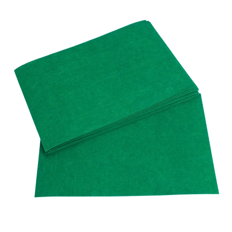 Barkácsfilc, filc lapok 2mm 10db/csomag - Sötétzöld (100/#)