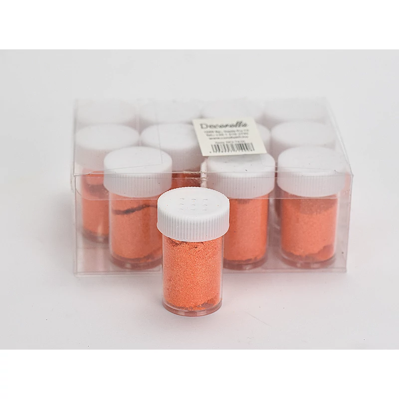 Csillámpor narancs 15g, 12db - OKOS ÁR!