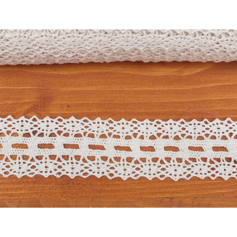 Pamut csipke - ekrü 3,5cm*2m