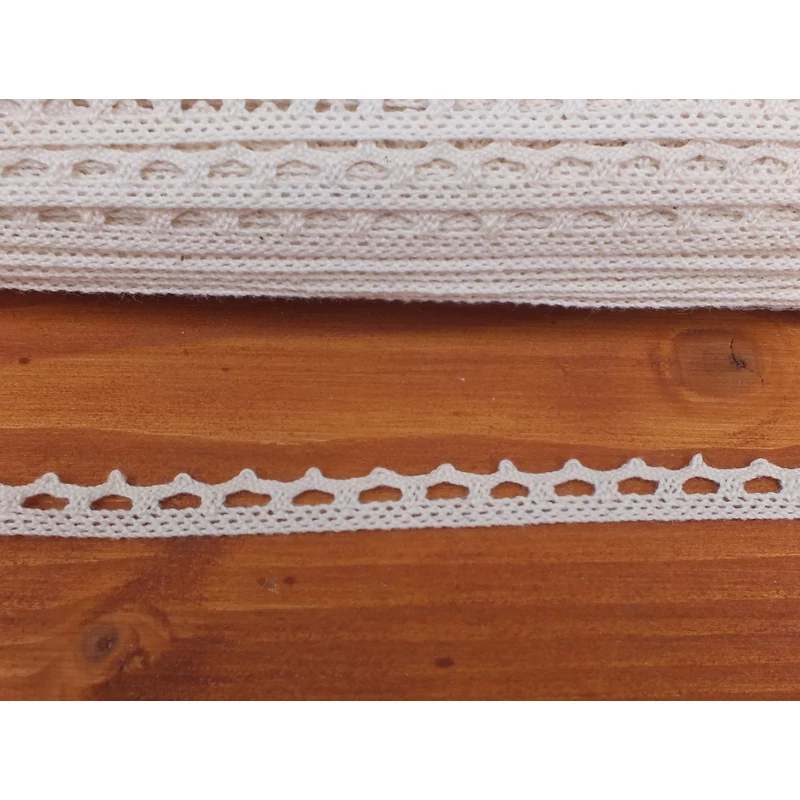 Pamut csipke - ekrü 0,9cm*2méter