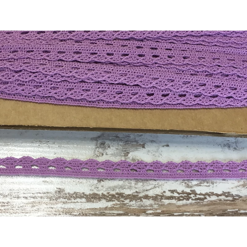 Orgonalila pamut csipke 1cm x 2méter