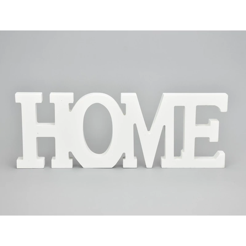 Home felirat FEHÉR 32x11,5cm